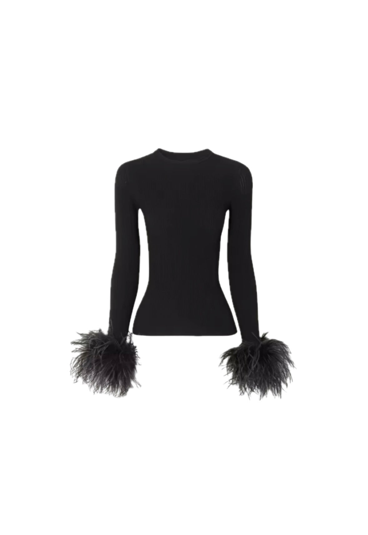 Riche Ostrich Top